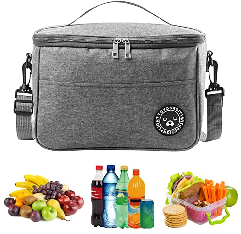 Eagool Kühltasche Picknicktasche Lunchtasche Mittagessen Tasche Thermotasche Kühltasche Isoliertasche für Lebensmitteltransport
