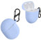 kwmobile Case Compatible with Xiaomi Redmi Airdots 3 Pro/Buds 3 Pro Case - Silicone Cover Holder for Earbuds - Light Blue