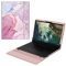 Fintie Sleeve Case for 14 Samsung Galaxy Chromebook Go XE340XDA XE345XDA/Dell Latitude 3410/HP Pavilion 14-ceXXXX/Lenovo 14W Windows Gen 2 - Premium PU Leather Portfolio Book Cover, Glittering Marble
