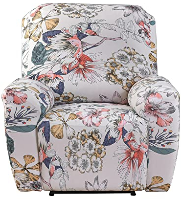 Meigeh Sesselbezug relaxsessel sesselschoner für fernsehsessel relaxsessel Lehnsessel-Abdeckung mit Tasche Lehnsessel-Schonbezüge Schutz 4 Stück