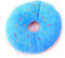 YZH Kreatives Donut-Hundespielzeug für Welpen, Kauspiel, niedlicher Plüsch, Donut-Direktbedarf, Quietschzubehör, Fabrikhundeform