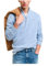 GANT Herren Casual Cotton Halfzip Pullover, Lt Blue Melange, 3XL EU