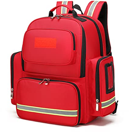 Joyfitness Trauma Tasche Leer, Rucksack für Erste Hilfe,Leer Notfallrucksack,Reiseapotheke Tasche Für EMT, EMS, Polizei, Feuerwehr, Sicherheitsbeauftragte, Nur Tasche