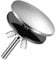 Stainless Steel Kitchen Sink Hole Cover, 2 Inch Faucet Hole Cover Stainless Steel Kitchen Sink Tap Hole Plate Stopper Cover Blanking Metal Plug(Polished Chrome)
