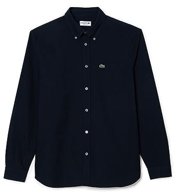 Lacoste Mens Casual Long Sleeve Woven Shirt