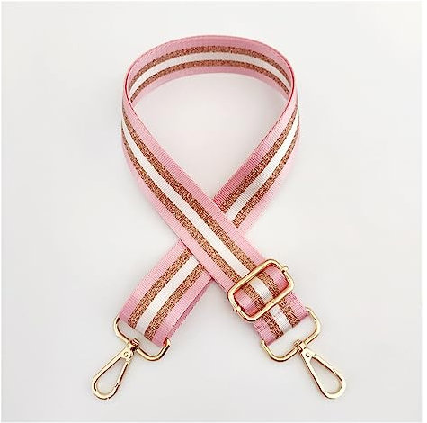 Bandouliere pour Sac Bandoulière for sac à main de 3,8 cm de large for femme, sac à bandoulière, ceinture réglable faisant partie des accessoires. Sangle Bandoulière ( Color : Pink , Size : 130cm-meta