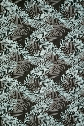 d-c-fix Möbel-Klebefolie Jungle Palms Dschungel PVC-frei 67,5 cm x 1,5 m - Möbelfolie selbstklebende Deko-Folie Schrank Küche Bad Dekorfolie wasserfest Palmen Blätter Motiv schwarz grün