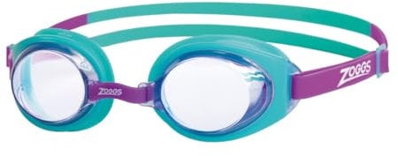 Zoggs Ripper Jnr Turquoise Purple Clear