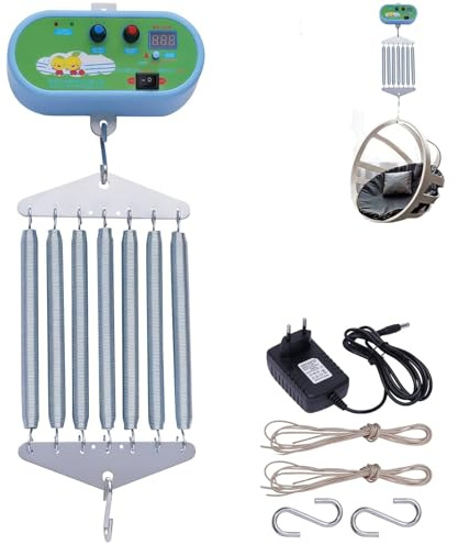 Hanging Electric Cradle Control,Baby Cradle Controller,Max Load Weight 20 Kg,cradle Swing,Electric Baby Swing Controller,Low Noise Adjustable Electric Baby Swing for Baby Cradle and Baby Hammock