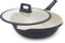 GreenLife Antihaftbeschichtete 30,5 cm (5QT) All-in-One Wok mit Deckel, PFAS-freie, ungiftige Keramik-Mehrzweckpfanne, Induktion, alle Herdplatten, Ei, Braten, Sautieren, kühl bleiben, Graphit