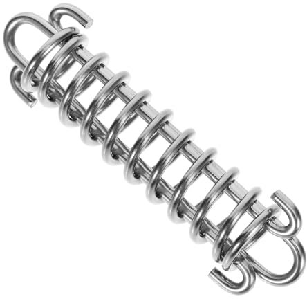 HAWILLOSCH Stoßdämpfende Leinenfeder Aus Edelstahl 304 Starke Zugfeder Bis 41 Kg Für Große Hunde Outdoor Hundeleinen Zubehör Für Spaziergänge Und Wanderungen