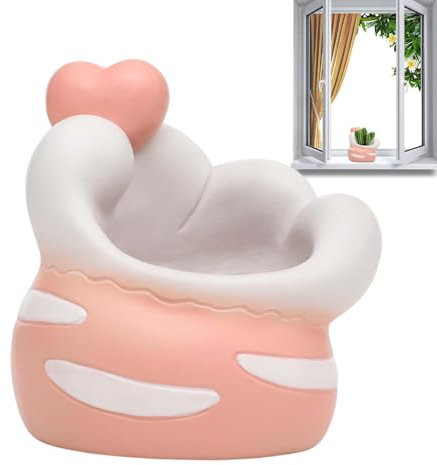 Genérico Lindas macetas, Maceta para Gatos | Macetas suculentas con Garra de Gato de Dibujos Animados Macetas Divertidas,Macetas pequeñas, Bonita Maceta para suculentas, Sala de Estar, Interior