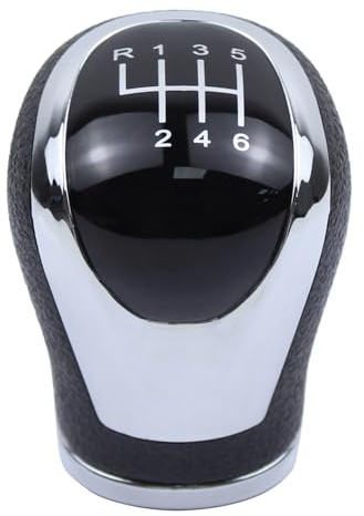 HouYeen 6-Gang-Schaltknauf für Ni-ssan Qashqai J11 ab 2013, Xtrail T32 ab 2013, Pulsar C13 ab 2014