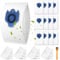 12 Pack Vacuum Cleaner Bags for Miele GN Vacuum Cleaners, Compatible with Miele GN 3D Airclean Efficiency Dust Bags Classic C1 Complete C2 C3, S600, S2000, S5000 (12 Bags+8 Filters+1 Cleaning Brush)