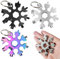 3 Stück Snowflake Multitool 18-In-1 Handwerker,Geburtstagsgeschenk für MäNner,Gadgets für MäNner,Geschenk für Mann Der Alles Hat,Originelle Geschenke für MäNner, MäNner Kleine