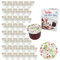 MamboCat 100er Set Sturzglas 230 ml mit Schraub-Deckel Wald-Erdbeere I Einmachgläser + to 82 Deckel mit Diamant-Zucker-Rezept I Vorratsgläser einkochen & konservieren