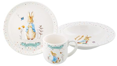 Beatrix Potter 3 Piece Dinner Set