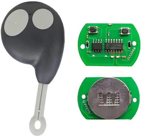 ProPlip - Chiave completa con elettronica da programmare, compatibile con Cobra Allarme 7777 1046 3193 728 8188 434Mhz Telecomando Vergine
