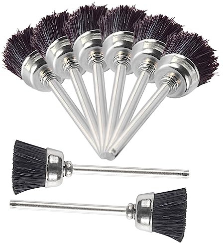 Beaupretty 8piezas Cepillo De Limpieza Para Brocas Suministros Para Manicura Cepillo Limpiador De Brocas Para Herramientas De Manicura Bricolaje De Uñas