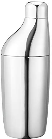 Georg Jensen Sky Cocktail Shaker - Mirror Polished Stainless Steel - Designed by Aurélien Barbry - Functional Stylish Bar Tools