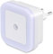 SOAIY Luce notturna led Luce Sensore di Movimento Luce da presa 3 Modalità ON/OFF/AUTO per bambini camera, bagno, soggiorno, corridoio, ecc (luce calda)