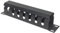Intellinet Kabelmanagement für 10 25,4 cm 10-Schränke 1 HE mit Blende schwarz 714853
