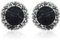 Cache-tétons sexy en dentelle avec nœud papillon Noir 2