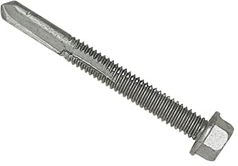 TechFast Heavy Duty Sheet to Steel Roofing Screws | 5.5 x 60mm | Elementech | Box 100