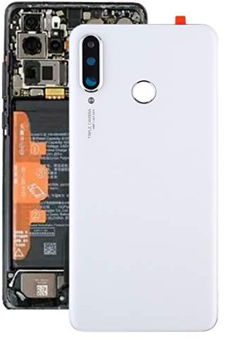 Zhangl Hauwei Spare Cache Batterie d'origine avec lentille de caméra for Huawei P30 Lite (48MP) Hauwei Spare (Couleur : Blanc)