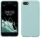 kwmobile Handyhülle für iPhone SE 2022 Hülle/iPhone SE 2020 / iPhone 8 / iPhone 7, für iPhone SE Hülle - Schutzhülle für kabelloses Laden - Case in Mintgrün matt