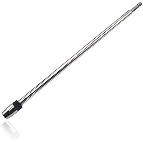 Bestgle 12-Inch Long Magnetic Screwdriver Bit Holder 1/4 Inch Hex Shank Quick Change Bit Extension Bar for Screws Nuts Drill Hand-held Driver