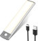 MOSTON Cabinet Light,LED Motion Sensor Under Cupboard Lights,USB Rechargeable Battery-Operated Closet Wardrobe Lighting for Cabinet,Wardrobe,Cupboard,Stick on Anywhere,3 Colors(White/Natural/Warm)