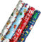 4 x 7M Cute Christmas Wrapping Paper roll -Perfect for Christmas, Birthday, Festival, Party or Wedding Gift and Festive Decoration by Karrma Ltd