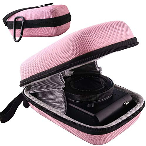 waiyu Tragetasche für Panasonic Lumix DC-ZS70K/ZS80/ZS60 Digitalkamera, EVA-Material, Pink