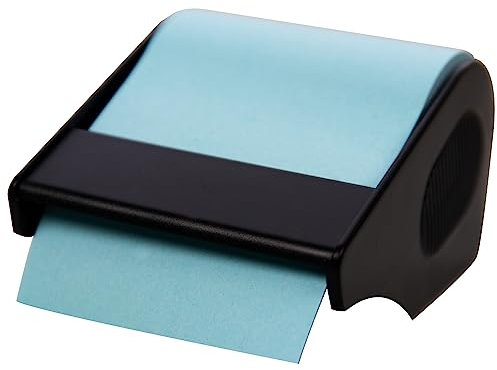 RNKVERLAG CT1833 - Haftnotiz Rolle im Abroller, 60 mm x 10 m, nachfüllbar, pastellblau, 1 Stück