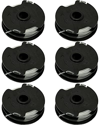 Odashen 6er-Pack Rasentrimmer-Spule Ersatz für Parkside Akku-Rasentrimmer PRTA 20-Li C3 IAN351753