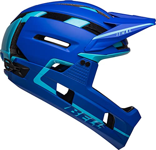 Bell Bike Super Air R Spherical Fahrradhelme Matte/Gloss Blue L