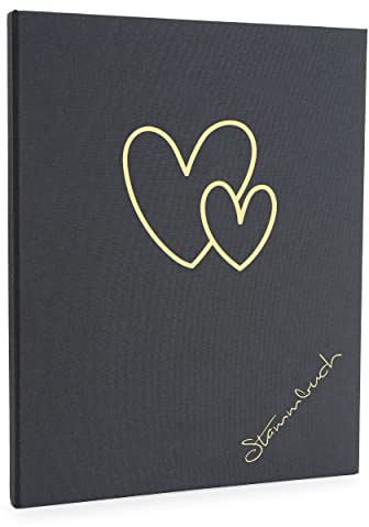 Hochzeitideal – Stammbuch der Familie Serie Mika Nr. 1 DIN A4 - Buchbinderleinen Stammbuch Hochzeit - Familienbuch Standesamt mit 4-Fach Ringmechanik 3 Klarsichthüllen