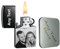 Custom Lighter Personalised with Text & Photo (Photo & Text on Front Only), Black, 58mm x 39mm