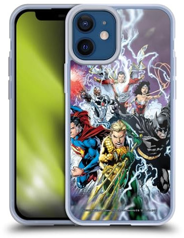 Head Case Designs Offizielle Justice League DC Comics Neu 52#15 Comic-Bucheinbände Gelhülle [Militärischer Schutzgrad] Kompatibel Mit Apple iPhone 12 Mini Und Kompatibel Mit MagSafe