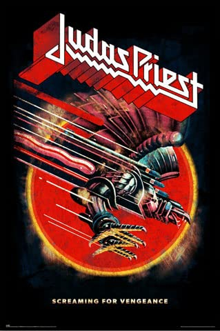 Judas Priest - Screaming for Vengeance - Musikposter Heavy Metal Hard Rock - Größe 61x91,5 cm