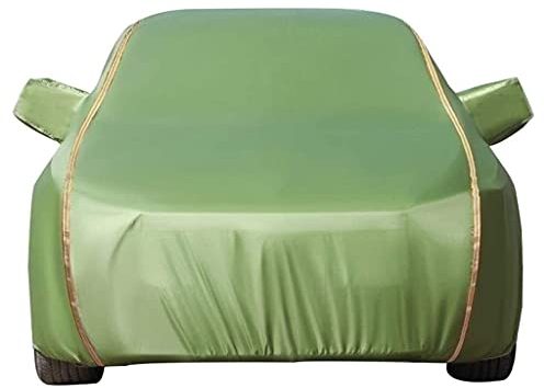 Autoabdeckung Für Volkswagen VW/Touran Viloran Sharan Caravelle Multivan wasserdichte Atmungsaktive Autoplane Vollgarage wasserdichte Autoabdeckung (Color : Green, Size : Touran)
