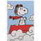 Peanuts Snoopy The Flying Ace Gallery Leinwand-Wanddekoration, lustiges Snoopy-Bild für Kinderzimmer oder Spielzimmer