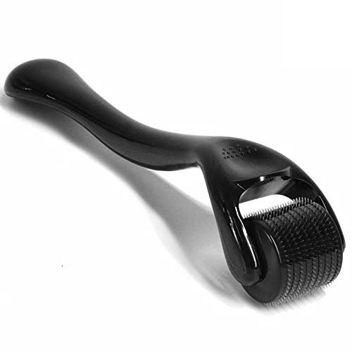 Dermaroller, 540 Titan-Mikronadel-Roller für Gesicht, Gesichtsfalten, Haarausfall, Dehnungsstreifen, Haarnachwachsen, Mikronadeln, professionelles Microneedling-Derma-Needling-Set mit Etui (0,25 mm)