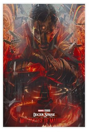 Doctor Strange Poster auf Leinwand, Schlafzimmer, Dekoration, Sport, Landschaft, Büro, Raumdekoration, Geschenk, ungerahmt, 30 x 45 cm