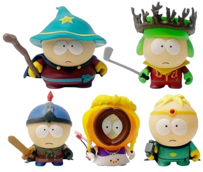 Molinter Mini Figuren Set Animierte Puppen Tortendeko Schlüsselanhänger Anhänger Autodekoration Anime Modell Statue 5 Stück (D)
