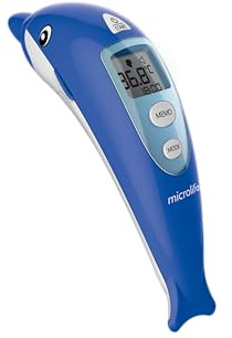 Microlife - Termometro Frontale Senza Contatto NC 400 - Validato Clinicamente, Guida Luminosa, 3 Modalità (Corpo/Oggetto/Ambiente), Design per Bambini, Alta Precisione, Garanzia 5 Anni