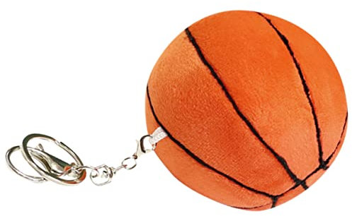 KOMBIUDA Basketball-schlüsselanhänger Flauschig Ausgestopft Für Rucksack Handtasche Mit Fein Gearbeiteten Details Vielseitig Einsetzbar