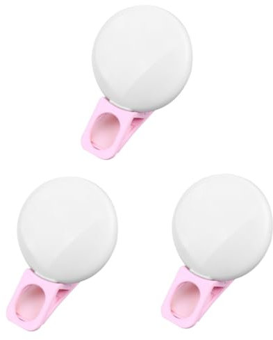 OSALADI 3stücke Portable Selfie Light Verstellbare Clip Mini Füllleuchte Für Handy Und Laptop Für Makeup Und Online-Meetings