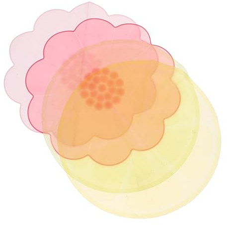COLLBATH 4pcs Fruit Wrap Cover Bowl Covers Reusable Airtight Seal Lids Plate Seal Cover Suction Seal Covers Stretch Lids Food Lid Cover Suction Bowl Covers Pan Lid Cover